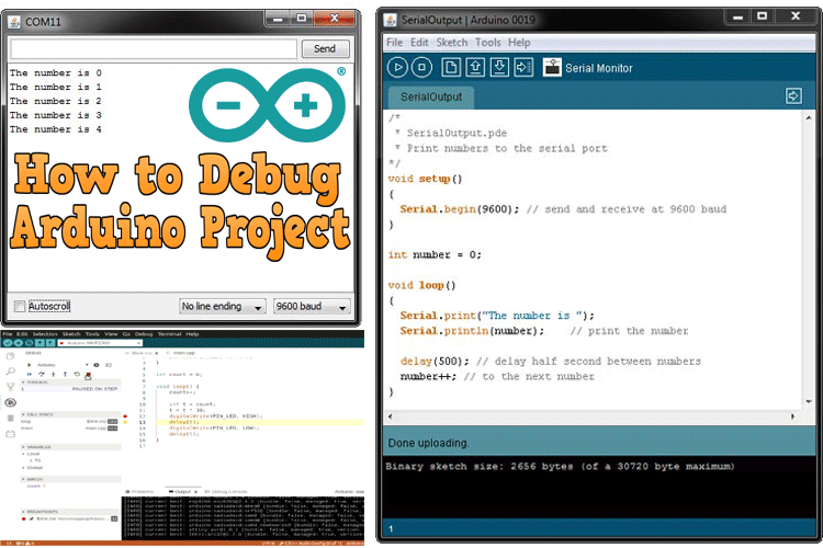 Debugging Arduino C/C++ Code 