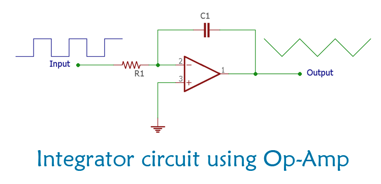 Operational Amplifier Integrator Circuit: Construction, Working and Applications