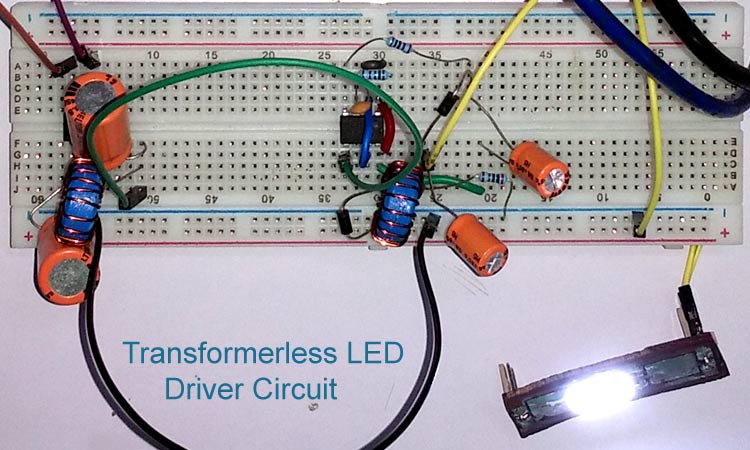 Transformerless LED Driver Circuit for Reliable Low Cost LED Bulb