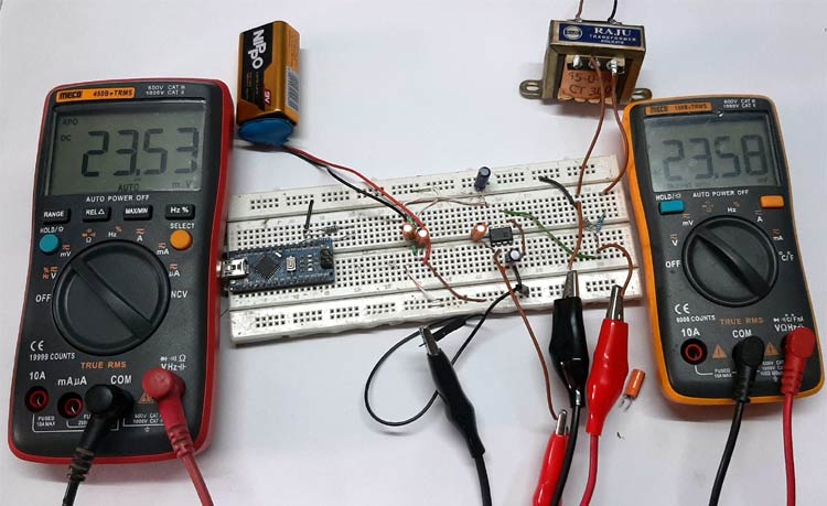 True RMS to DC Converter using IC AD736