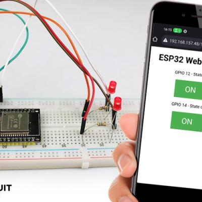 Control an LED using ESP32 based Webserver