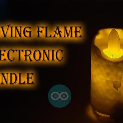 Moving Flame Electronic Candle 