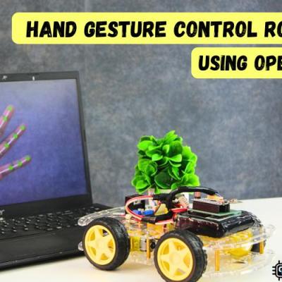 Hand Gesture Control Robot Using OpenCV