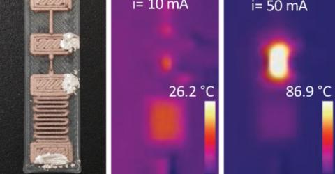 3D printed active electronics