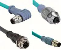 IndustrialNet™ M12 Cat 5e and Cat 6A Overmolded Cordsets