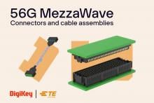 TE Connectivity's 56G MezzaWave connectors and cable assemblies