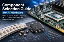Component Selection Guide for AI Hardware: What to Check Before Finalizing MLCC, MCU, and CPU/GPU Peripheral BOMs
