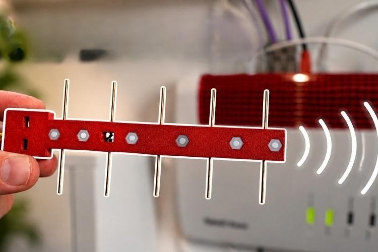 DIY Yagi Antenna Built With Brass Rods
