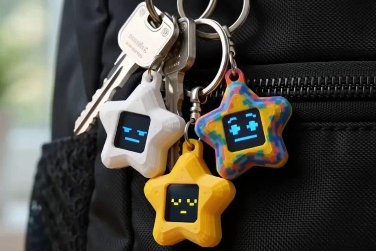 Compact DIY OLED Keychain Gadget With ESP32-S3