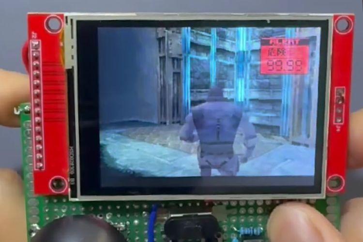 ESP32-S3 Running Metal Gear Solid on Custom