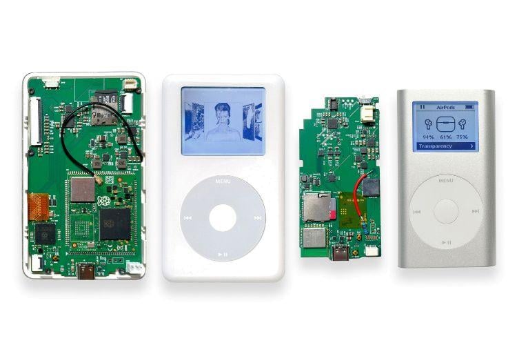 Classic Apple IPod With Modern Connectivity Upgrades