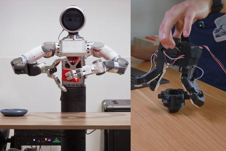 Maker's Boston Dynamics Gripper With 3D-Printed Fingers