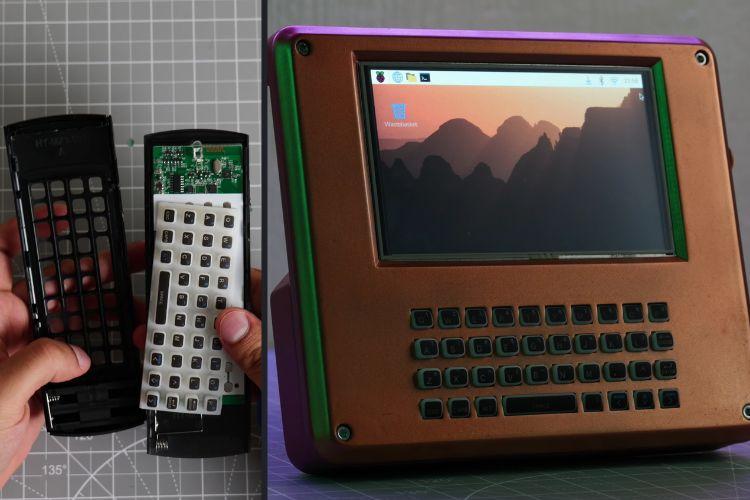 Custom TV Remote Handheld Raspberry Pi Computer