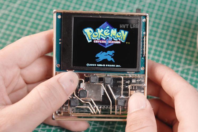 ESP32-S3 Retro Gaming Console With Brass Tube