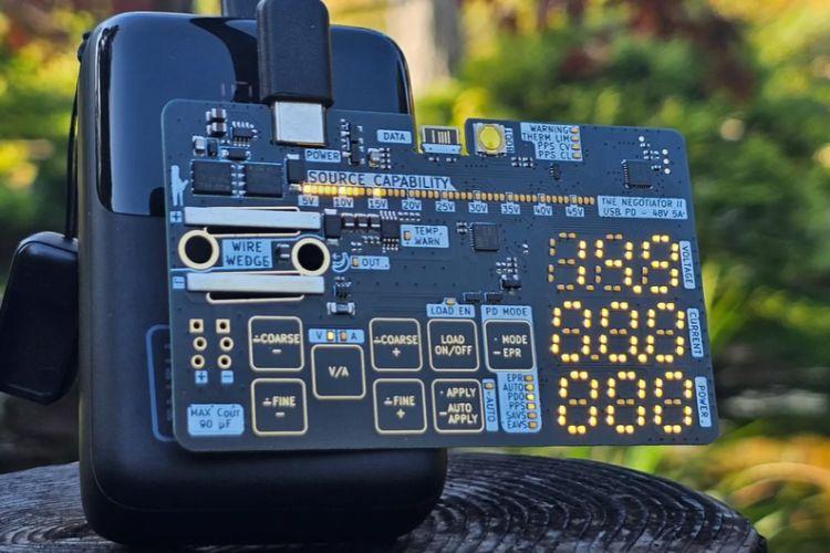 The Negotiator II PCB Business Card Power
