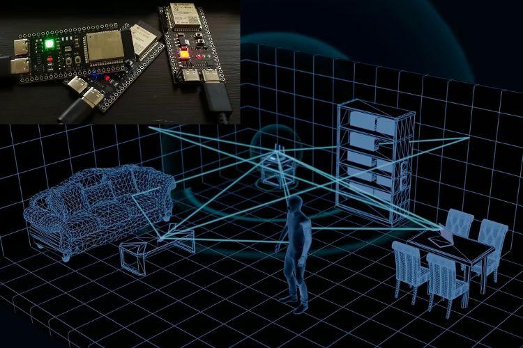 ESP32-S3 Boards Detecting Human Movement Using Wi-Fi