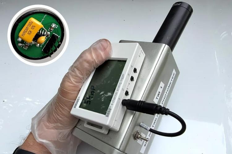 DIY Twilight Photometer Circuit Board Measuring Ozone