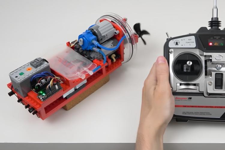 LEGO RC Submarine With Arduino Nano ESP32