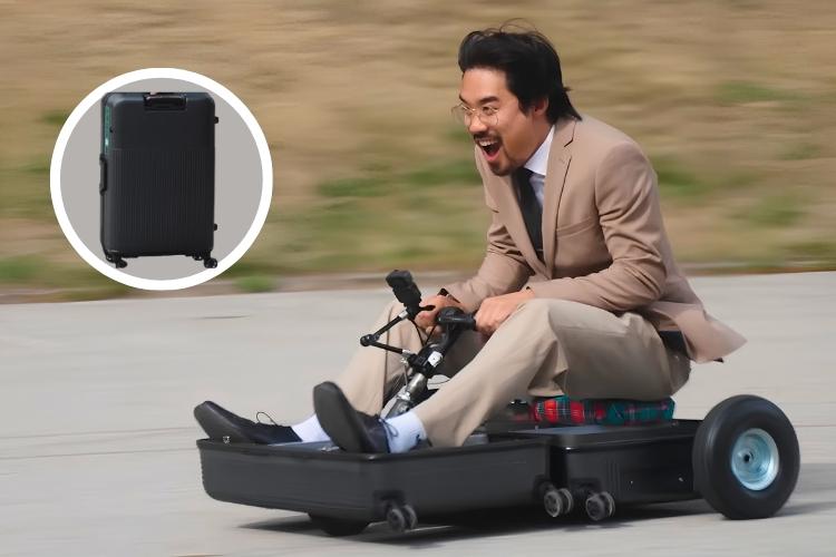 Suitcase Car Unfolds Into Fully Functional Vehicle