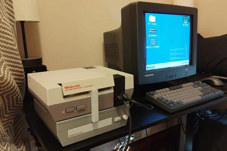 NES Console Running Desktop PC Interface