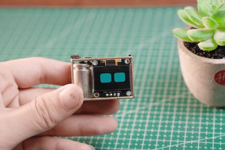 Tiny AI Assistant With OLED And Brass
