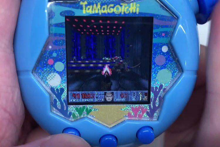 Tamagotchi Paradise Running DOOM With DIY Adapter