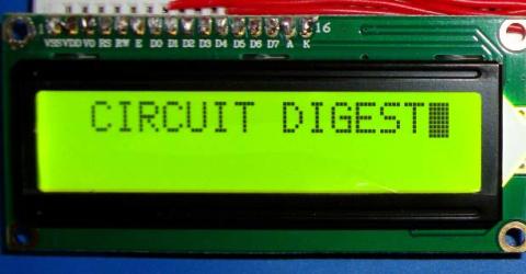 16x2 LCD Display Module with HD44780 Controller