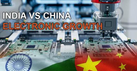 Electronic Growth, India Vs China