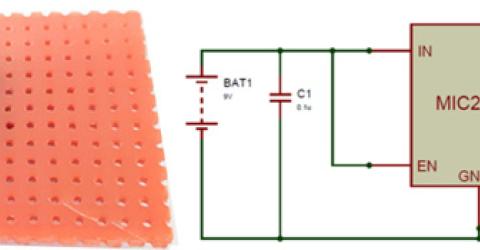 High Current Low Dropout Voltage regulator Circuit using MIC29302