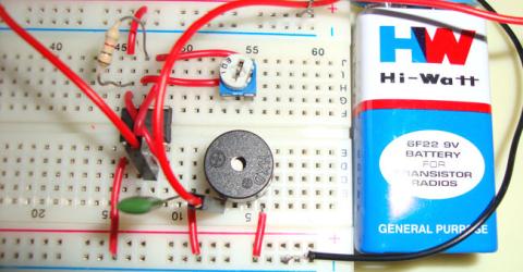 Electronic Mosquito Repellent Circuit using 555 Timer IC