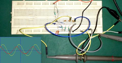 Phase Shift Oscillator Circuit