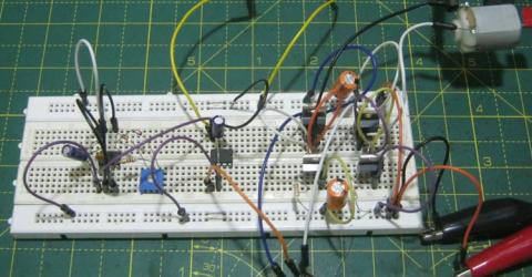 Simple H-Bridge Motor Driver Circuit using MOSFET