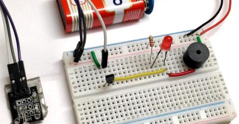 Simple Tilt Sensor Switch Circuit