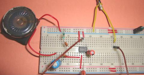 Audio Amplifier: Small Loudspeaker for Computer or Cell Phone