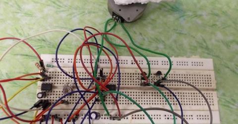Stepper Motor Driver using 555 Timer IC
