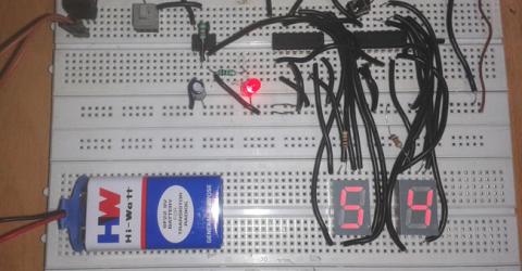 Digital Stopwatch Circuit using IC 555