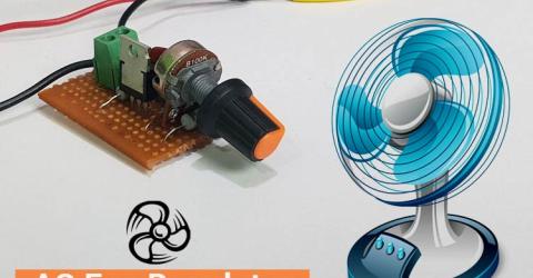 AC Fan Regulator using TRIAC and DIAC