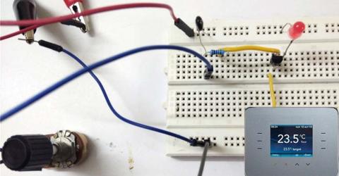 Thermistor based Thermostat Circuit