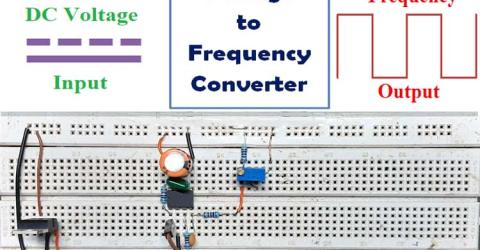 Voltage to Frequency Converter Circuit