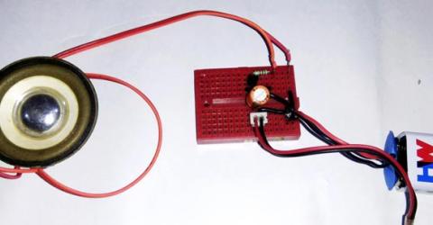 Simple preamplifier Circuit using Transistor
