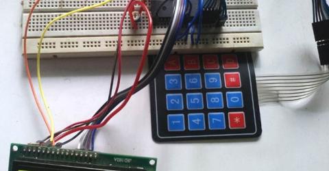 4x4 Matrix Keypad Interfacing with PIC Microcontroller