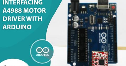 A4988 Stepper Motor Driver with Arduino