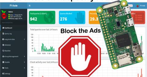 Ads Blocker using Raspberry Pi Zero W and Pi Hole