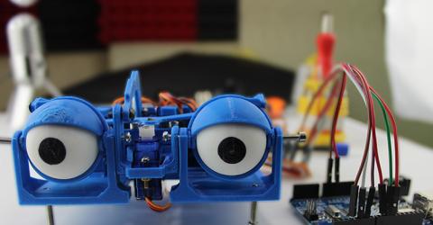 3D Printed Animatronic Eye with Arduino