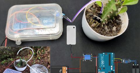 Automatic Irrigation System using an Arduino Uno