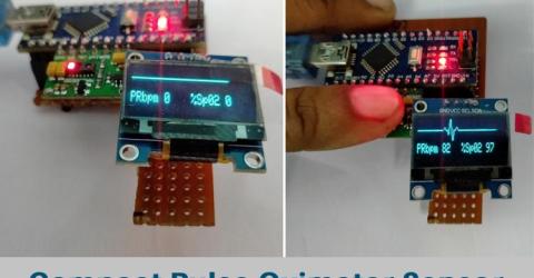 Arduino Based Pulse Oximeter Sensor Circuit