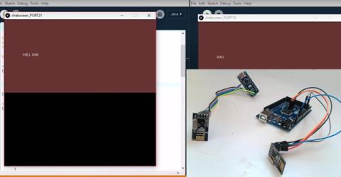 Create a Chat Room using Arduino and nRF24L01