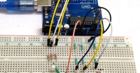 Arduino Color Mixing Lamp using RGB and LDR