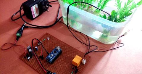Arduino Controlled Water Fountain using Sound Sensor