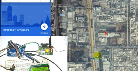 Arduino Vehicle Tracker using ESP8266, GPS and Google Maps